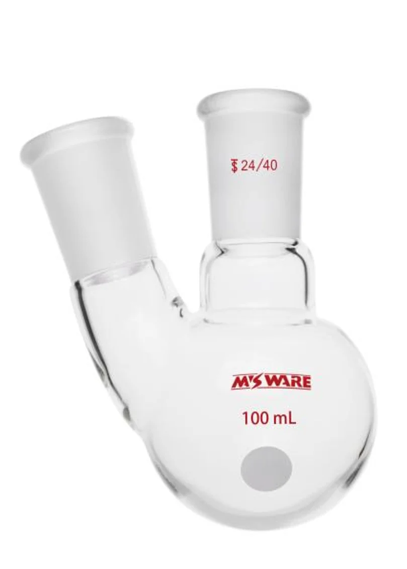 厚壁直两口瓶,高强度,主口:29/42,侧口:24/40,3000ml - MANSWARE